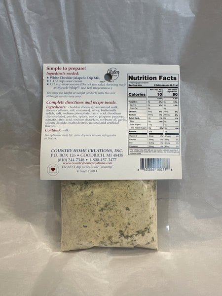 White Cheddar Jalapeno Dip Mix