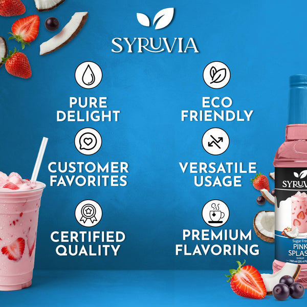 Sugar-Free Pink Splash Syrup
