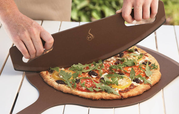 Outset Pizza Cutter, Dark Brown, 4" x 21"