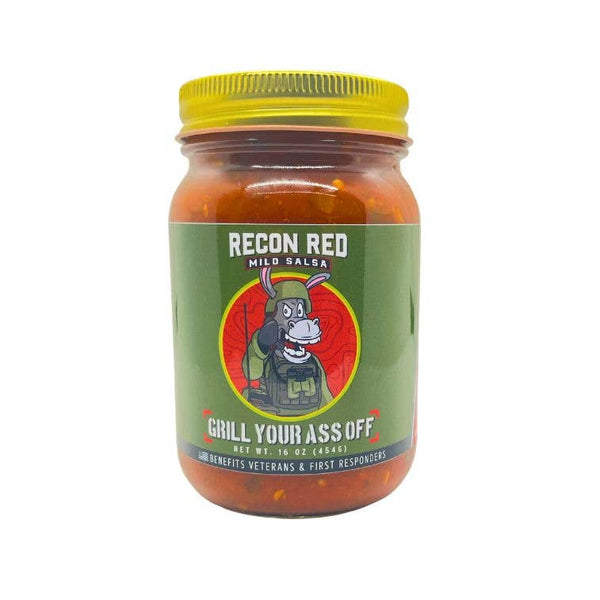 Recon Red Mild Salsa - fresh homemade gourmet spicy chips