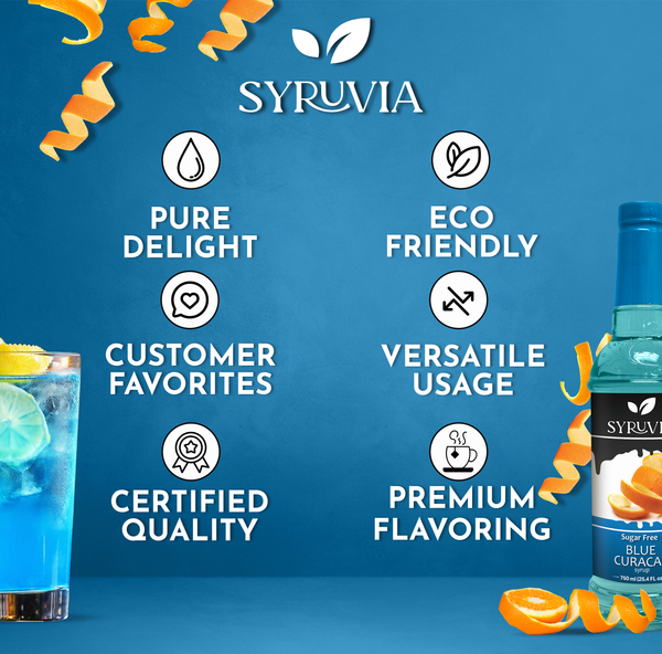 Sugar-Free Blue Curacao Syrup