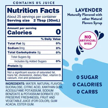 Lavender Syrup