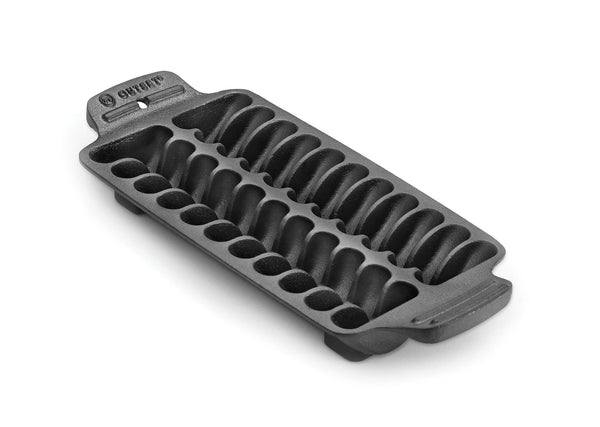 Outset Cast Iron Shrimp Pan, 22 Cavities