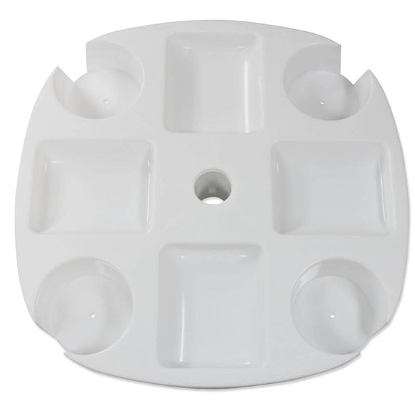 Beach Umbrella Pole Drink and Snack Holder Table