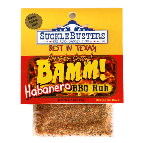 Sucklebuster Bamm! Habanero BBQ Rub Sample