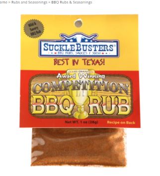 Sucklebusters Competition BBQ rub 1 oz