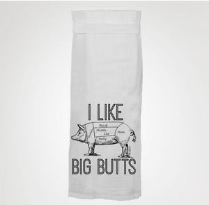 I like big butts Kitchen Towel