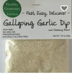Healthy Gourmet Kitchen-Galloping Garlic Horseradish Dip