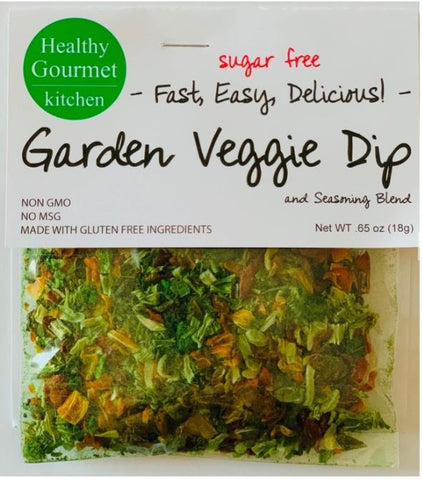 Healthy Gourmet Garden Veggie Dip