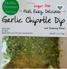 Healthy Gourmet Kitchen-Garlic Chipotle Dip Mix