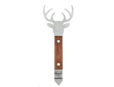 Stag Acacia Wood Bottle Opener