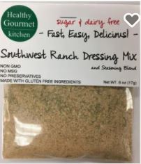 Healthy Gourmet Kitchen-Southwest Ranch Dressing and Dip Mix